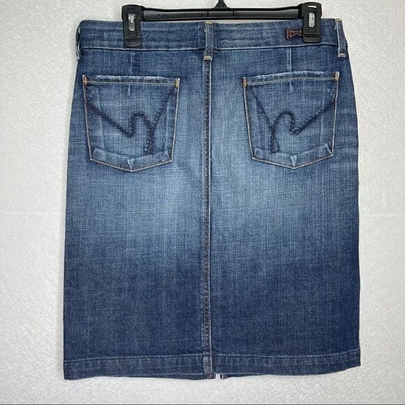 CITIZENS of Humanity Sophia Stretch Denim Skirt 28 - Picture 4 of 8
